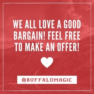 We welcome offers!